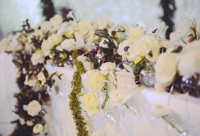 VIP-оформление свадьбы в белом цвете
